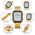 SKMEI【Free Gift】 Men and Women Electronic Watch Multi-purpose Watch Fashion Simple Style Waterproof Watch For Men and Women 1888. 