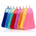 Hand Towel Hanging Kitchen Hand Dry Towel Fast Dry Soft Dish Wipe Cloth for Kitchen Bathroom Use Kitchen Towel Pack Of 3. 
