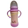 Stainless Steel Hot And Cool Wide Neck Imported Baby Feeding Bottle 180/ml. 