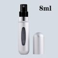 High quality Portable 8ml mini perfume refill travel size bottles with spray cent pump refillable perfume bottle. 