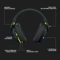 LOGITECH G435 LIGHTSPEED Wireless Gaming Headset - Black And Neon Yellow. 