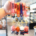 Jujutsu return to the anime 3D three-dimensional soft rubber keychain, Fushiguro Megumi Gojo, Gojo, Gojuku, key ring, small ornament gifts. 