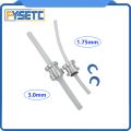 1Set Titan Extruder Groove Mount Bowden Adaptor - 1.75mm/3mm Filament (4mm/6mm OD Tubing) For  Parts. 