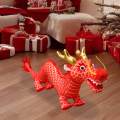Chinese Dragon Stuffed Toys Cute Chinese Dragon Plush Dolls Room Decoration. 