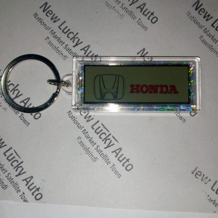 Blinking Honda solor key chain,key ring