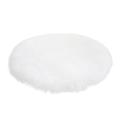 Imitation wool round silky carpet. 