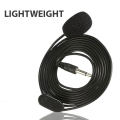 3.5mm Mini Microphone Mic Hands Free Clip For PC Laptop Loudspeaker High Sensitivty Anti-Interference. 