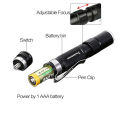 【Miga Plaza】Portable Mini Penlight CREE Q5 LED Zoomable Flashlight Waterproof Torch Pocket Light for Travel Camping. 