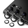 Samsung Galaxy S23 Ultra 5G Camera Lens Protecter Premium Tempered Glass Circle Film, Aluminum Alloy Full Fit Lens Ring Cover, (Anti-Scratch). 