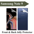 Samsung Note 9 Front & Back Jelly Protector 360 Soft Film Protection Hydrogel Clear Protector For Galaxy Note9. 