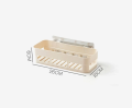 Wall Mounted Bathroom Organizer Shelf | Shower Caddy / Bathroom Shelving Rack / Bathroom Products Storage Rack. 