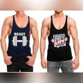 Bundle of 2 Musculer Gym sando For men_gym_sandoos. 