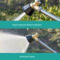 2 Set Adjustable Misting Nozzle Copper Plastic Big Fog Fine Mist Water Atomizing Spray Sprinkler. 