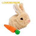 Portable Electric Pet Toy Interactive Walking Bunny Plush Toy with Sound Moving Ears Perfect Birthday Gift for Kids Boys Girls Cute Stuffed Doll for Fun Playtime Plush Rabbit Toy. 