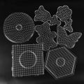 5mm Hama Beads Pegboard template Toy DIY perler tool PUPUKOU Beads Educational Tangram Jigsaw Puzzle Iron beads BruberryBe. 