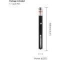 5MW 650nm Green Laser Pen Black Strong Visible Light Beam Laser point 3 colors Powerful Military Laser Pointer Pen Dropshipping. 