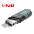 SanDisk iXpand Flash Drive Flip for Lightning OTG with USB 3.1. 