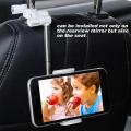 Universal Car Phone Holder, 360° Rotating Retractable Rearview Mirror Car Phone Mount, Adjustable for 70mm-100mm Width Phones Universal 4.0"- 6.1" Phone Holder Stand Car Headrest Mount. 