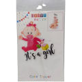 Its a Girl Cake Topper - Acrylic Cake Topper - Pink - Girls - Pack Of 1. 