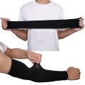 One Pair of Arm Sleeves Cover for Adults Stretchable Fabric Free Size Fits the Most. 