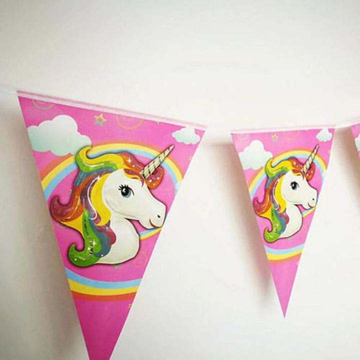 Unicorn Flags Banner for Birthday,Decorations,Celebrations & Party Kids