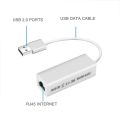 USB 2.0 To RJ45 Lan Network Ethernet Adapter Card Converter USB LAN CARD, USB 2.0 To RJ45 Lan Network Ethernet Adapter Card Converter - White, USB Ethernet Adapter USB 2.0 Network Card USB to Internet. 