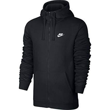 Black Printed zipper fleece Hoodie for Men Export quality