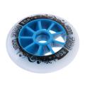 Replacement PU Wheels for Inline Skates, DIY Skating - Blue, 110mm. 