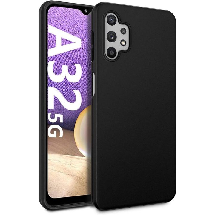 SAMSUNG A32 4G Black Soft Silicon Back Cover Case