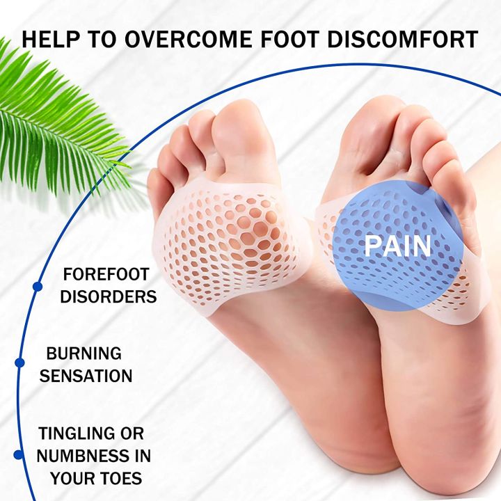 1Pair%20Comfortable%20Practical%20Durable%20Forefoot%20Cushion%20Metatarsal%20Pad%20Pain%20Relief%20Silicone%20Gel%20Half%20Heel%20Bunion%20Protector%20Fore%20foot%20Pads%20Cushions%20Ball%20of%20Foot%20Cushions%20Soft%20Sole%20Soft%20Gel%20Ball%20Silicon%20Insole%20Reusable%20and%20Breathable%20Gel%20Pads%20for%20Women%20or%20Men%20-%20Image%203
