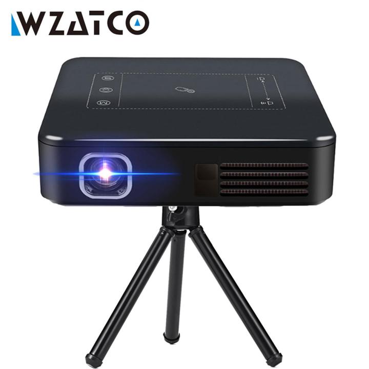 Mini Projector Smart Android WIFI Portable Outdoor Video LED support 4K FullHD 1080P with Battery