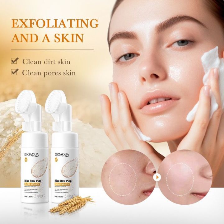 Bioaqua%20rice%20raw%20Pulp%20Face%20Wash%20Cleanser%20Deep%20Cleaning%20&%20Hydrating%20Facial%20Cleansers%20120ml%20BQY51803%20-%20Image%203