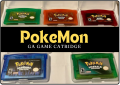 For Gameboy Advance Pokemon Set GBA Game Cartridge All 5 Games - Select Which One You Like. 