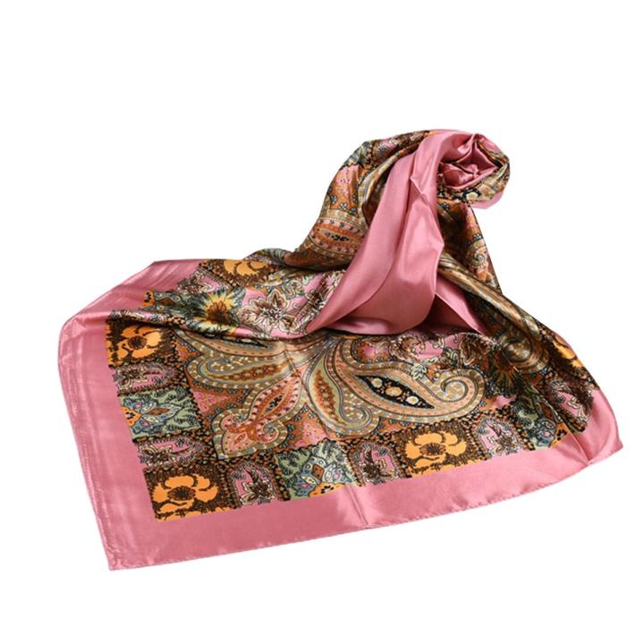 Retro Neckerchief Smooth Square Smooth Retro Neckerchief Scarf
