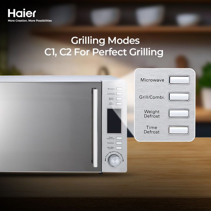 Haier%2032L%20/%20Grill%20Series%20/%20HMW-32300S%20(Intelligent%20Chef%20with%20Auto%20Menu%20-%20Defrost%20Function-%20Speed%20&%20Weight%20Function)%20/%20Microwave%20Oven%20/%20Haier%20Warranty%20-%20Image%204