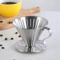Pour Over Coffee Dripper Traveling Camping Size L. 