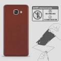 Samsung A7 2016 (A710) Skin - SkinLee HQ Vinyl Skin Wrap (Not Cover) - Brown Classic Leather Material - SKINLEE-206-2-21-38. 