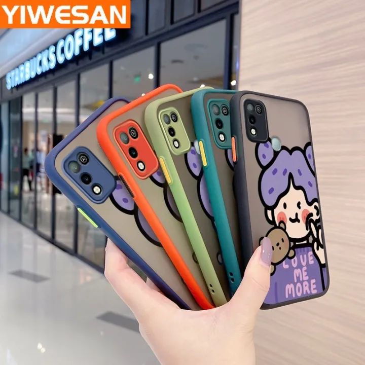 YIWESAN%20For%20Infinix%20Hot%2010%20Play%20Infinix%20Hot%2011%20Play%20Infini%20Case%20Cartoon%20Cute%20Purple%20Girl%20Thin%20Frosted%20Transparent%20Cover%20Lens%20Camera%20Protect%20Edge%20Full%20Cover%20Casing%20Hard%20Cases%20-%20Image%204