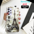 Samsung A32 Pouch Cover - Eiffal Tower Soft Cover Case. 