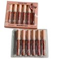 Glam She 6 pcs Nude lip gloss. 