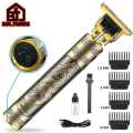 Electric Hair Trimmer || Rechargeable Vintage Hair Clipper For Men || Professional Outline Edger Beard Trimmer || Hair & Beard Grooming Kit For Men || Dragon Style Zero Gapped Clipper Machine || Latest Premium Quality With Extra Clips. 