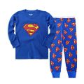 RealBoss- Superman Boys Cotton Pajamas Kid's Cartoon Sleepwear, cotton Fabric - Superhero Tracksuit 2 Piece Set. 