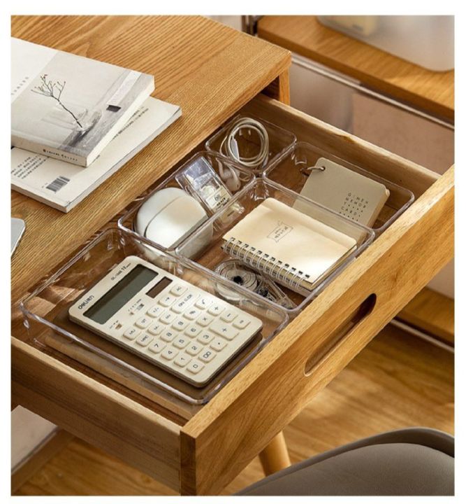 Acrylic%20Clear%20Drawer%20Organizer%20Tray%20-Multi-size%20Multi%20purpose%20Large%20Trays%20Transparent%20Vanity%20Anti%20-%20Slip%20Dividers%20Jewelry%20Makeup%20Stationery%20Tableware%20Storage%20Case%20Home%20Groceries%20Organizing%20Gadgets%20-%20Image%203