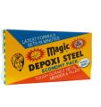 Magic Depoxi Steel & Magic 4minute Clear Epoxy & Magic Epoxy Steel. 