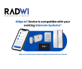 RADWI Stikja IoT – Smart Wi-Fi Door Lock – Secure Your Home from Anywhere in the World | Remote Smartphone Access for 12V Electric Locks. 