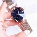 [Stylish]- Rose Gold Ladies Wrist Watch For Women Magnetic & Waterproof. 