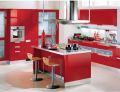 108 inch Wallpaper PVC Sheet For Kitchen Cabinet Door Wall Table Fridge - RED. 