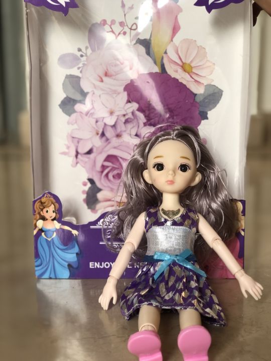 New%2010-12%20Inch%20Bendable%203D%20Princess%20Doll%20with%2018%20Joints,%20Moveable%20Chest,%20Light%20&%20Music,%20Fashionable%20Doll%20for%20Kids%20-%20Ideal%20Gift%20for%20Girls%203-8%20Years%20-%20Image%207