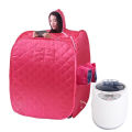 Foldable & Portable Full Body Steam Sauna Tent Home Sauna Stim Slimming Detox Therapy Stainless Steel 2L Steam Generator. 