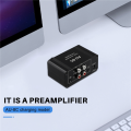 AU-8C Rechargeable NE5532 Stereo Audio Preamplifier Amp. 